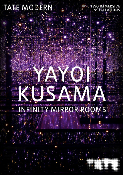 YAYOI KUSAMA - INFINITY MIRROR ROOMS -  Symbios Design Rare Glossy Poster Print