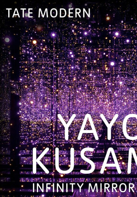 YAYOI KUSAMA - INFINITY MIRROR ROOMS -  Symbios Design Rare Glossy Poster Print