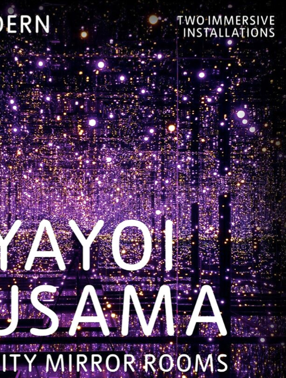 YAYOI KUSAMA - INFINITY MIRROR ROOMS -  Symbios Design Rare Glossy Poster Print
