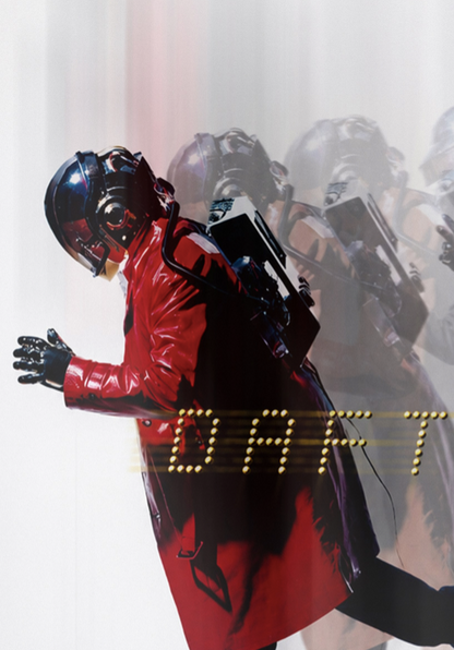 DAFT PUNK - CROSSBEATS - RETRO 1991 - Symbios Design Rare Glossy Poster Print