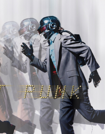 DAFT PUNK - CROSSBEATS - RETRO 1991 - Symbios Design Rare Glossy Poster Print