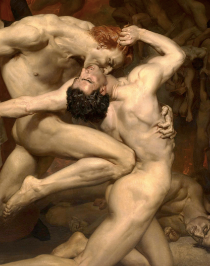 WILLIAM BOURGUEREAU - DANTE & VIRGILE - Symbios Design Rare Glossy Poster Print