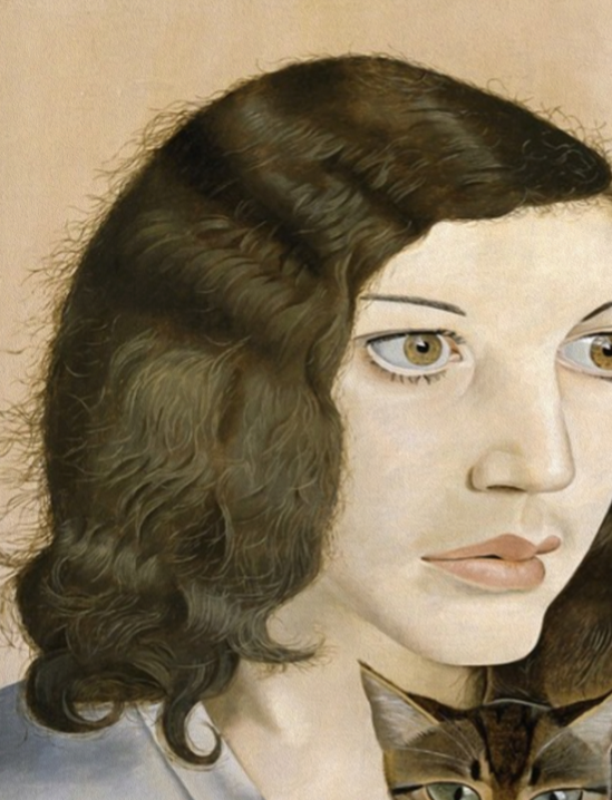 LUCIEN FREUD - GIRL WITH A KITTEN - Symbios Design Rare Glossy Poster Print