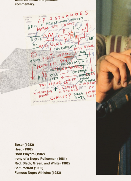 JEAN-MICHEL BASQUIAT - Symbios Design Rare Glossy Poster Print