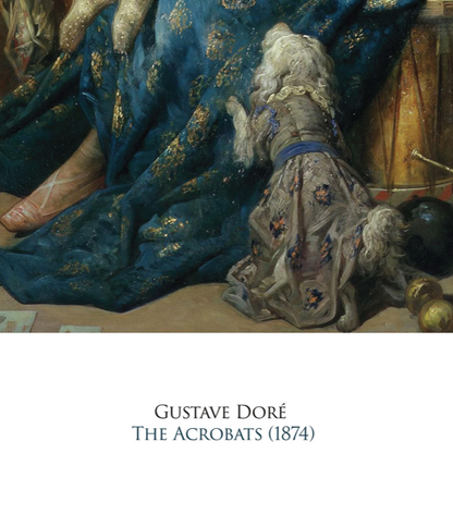 GUSTAVE DORE - THE ACROBATS - Symbios Design Rare Glossy Poster Print