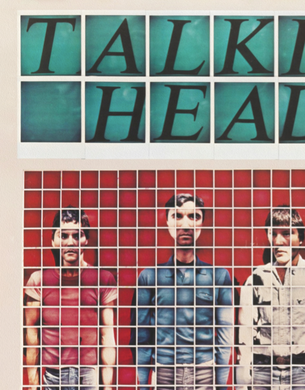 TALKING HEADS - Symbios Design Rare Glossy Poster Print