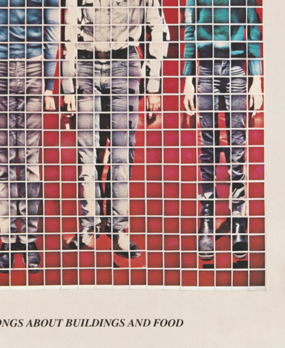 TALKING HEADS - Symbios Design Rare Glossy Poster Print