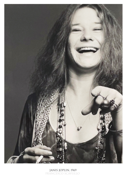 JANIS JOPLIN - Symbios Design Rare Glossy Poster Print