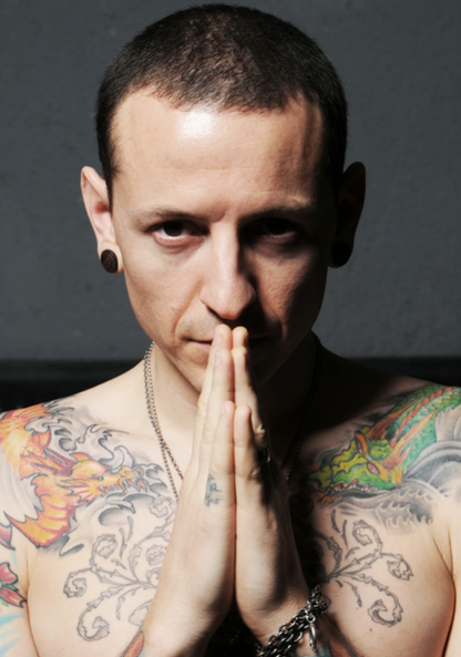 CHESTER BENNINGTON - LINKIN PARK - Symbios Design Rare Glossy Poster Print