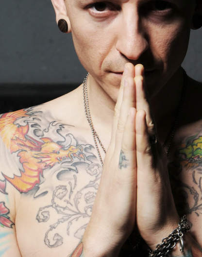 CHESTER BENNINGTON - LINKIN PARK - Symbios Design Rare Glossy Poster Print