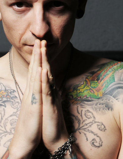 CHESTER BENNINGTON - LINKIN PARK - Symbios Design Rare Glossy Poster Print