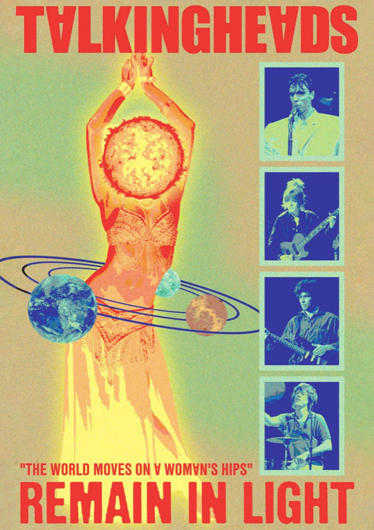 TALKING HEADS - REMAIN IN LIGHT - Symbios Design Rare Glossy Poster Print
