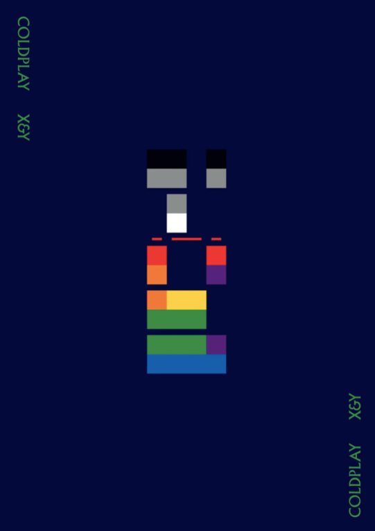 COLDPLAY - X&Y - Symbios Design Rare Glossy Poster Print