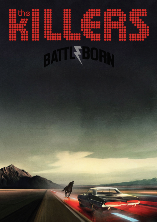THE KILLERS - BATTLE BORN  - Symbios Design Rare Glossy Poster Print