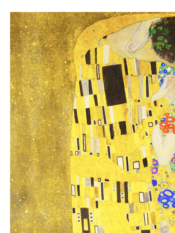 KLIMT - THE KISS  - Symbios Design Rare Glossy Poster Print