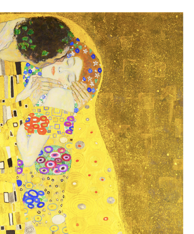 KLIMT - THE KISS  - Symbios Design Rare Glossy Poster Print