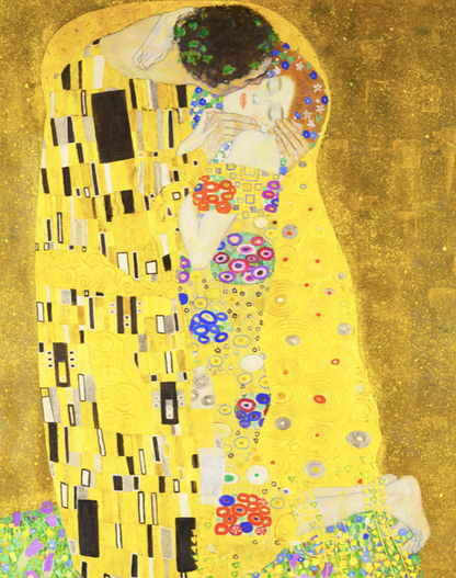 KLIMT - THE KISS  - Symbios Design Rare Glossy Poster Print
