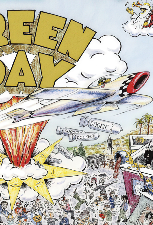 GREEN DAY - DOOKIE  - Symbios Design Rare Glossy Poster Print