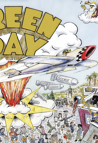 GREEN DAY - DOOKIE  - Symbios Design Rare Glossy Poster Print