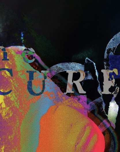 THE CURE - REMIXES OF A LOST WORLD  - Symbios Design Rare Glossy Poster Print