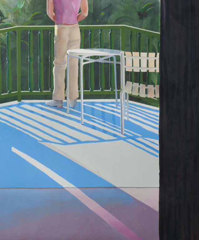 DAVID HOCKNEY - SUR LA TERRACE - Symbios Design Rare Glossy Poster Print