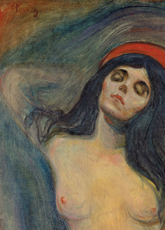 EDVARD MUNCH - MADONNA - Symbios Design Rare Glossy Poster Print