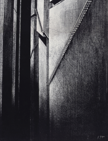 HR GIGER - SCHACHTE - Symbios Design Rare Glossy Poster Print