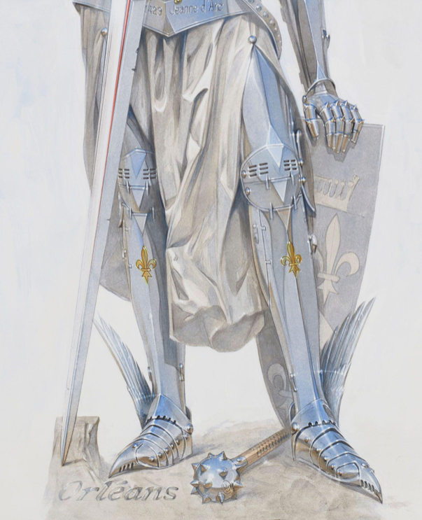 SORAYAMA - JEANNE D'ARC - Symbios Design Rare Glossy Poster Print