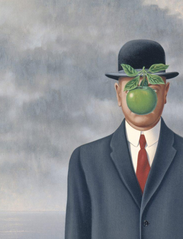 MAGRITTE - SON OF MAN - Symbios Design Rare Glossy Poster Print
