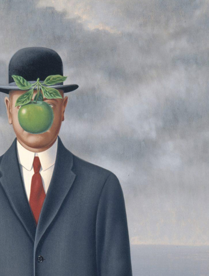 MAGRITTE - SON OF MAN - Symbios Design Rare Glossy Poster Print