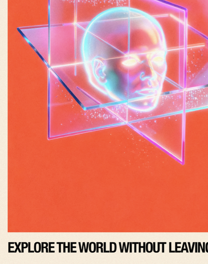 ASTRAL PROJECTION - Symbios Design Rare Glossy Poster Print