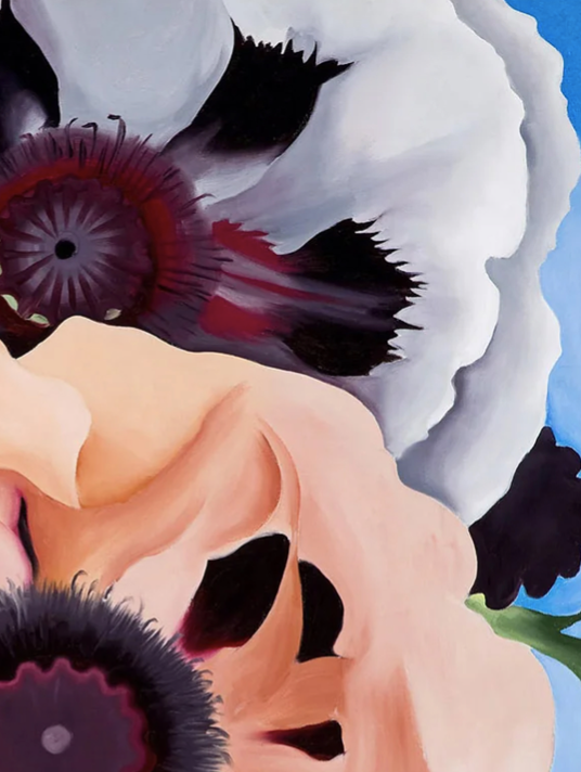 GEORGIA O'KEEFFE - POPPIES - Symbios Design Rare Glossy Poster Print