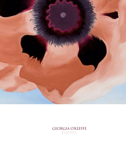 GEORGIA O'KEEFFE - POPPIES - Symbios Design Rare Glossy Poster Print