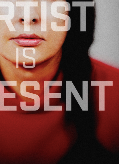 MARINA ABRAMOVIC - THE ARTIST IS PRESENT - Symbios Design Rare Glossy Poster Print