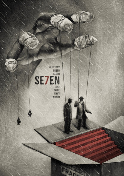 SE7EN - Symbios Design Rare Glossy Poster Print
