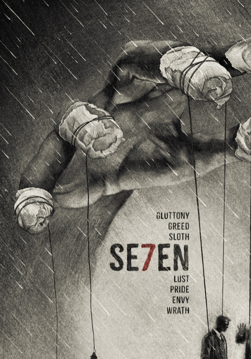 SE7EN - Symbios Design Rare Glossy Poster Print
