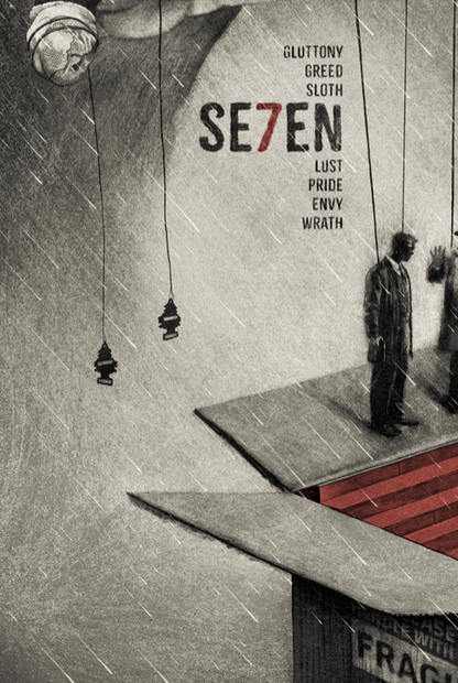 SE7EN - Symbios Design Rare Glossy Poster Print