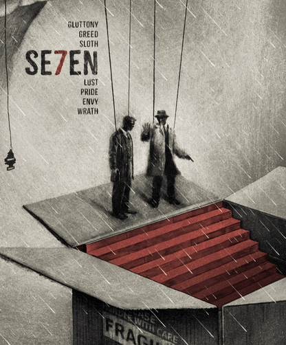 SE7EN - Symbios Design Rare Glossy Poster Print
