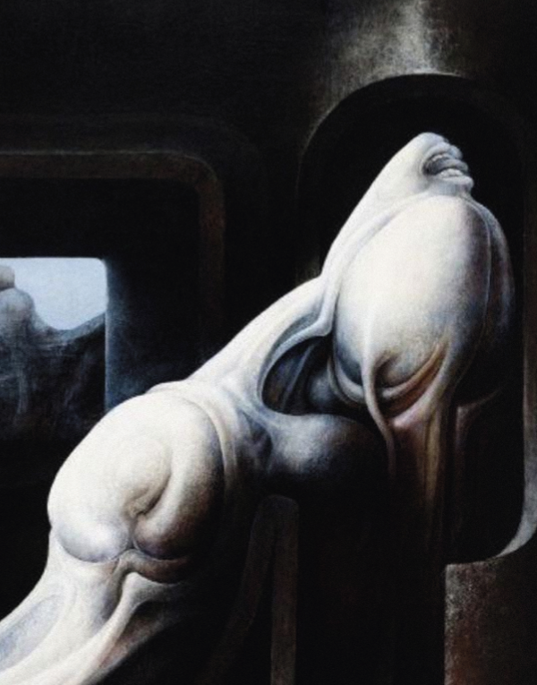 HR GIGER - TRIBUTE TO BECKETT - Symbios Design Rare Glossy Poster Print