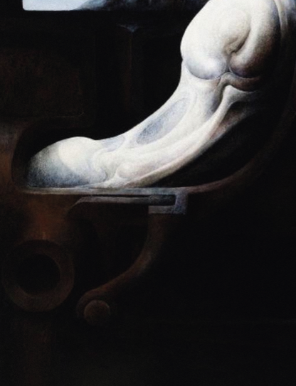HR GIGER - TRIBUTE TO BECKETT - Symbios Design Rare Glossy Poster Print