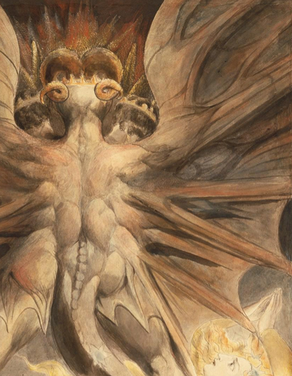 WILLIAM BLAKE - Symbios Design Rare Glossy Poster Print