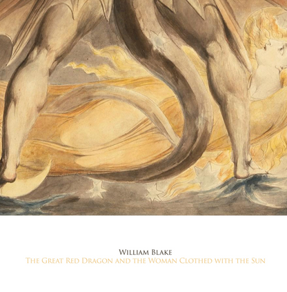 WILLIAM BLAKE - Symbios Design Rare Glossy Poster Print