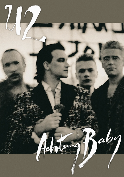 U2 - ACHTUNG BABY - Symbios Design Rare Glossy Poster Print