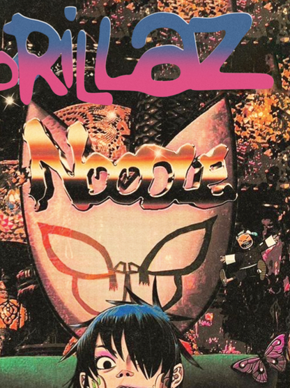 GORILLAZ - NOODLE  - Symbios Design Rare Glossy Poster Print