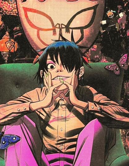 GORILLAZ - NOODLE  - Symbios Design Rare Glossy Poster Print