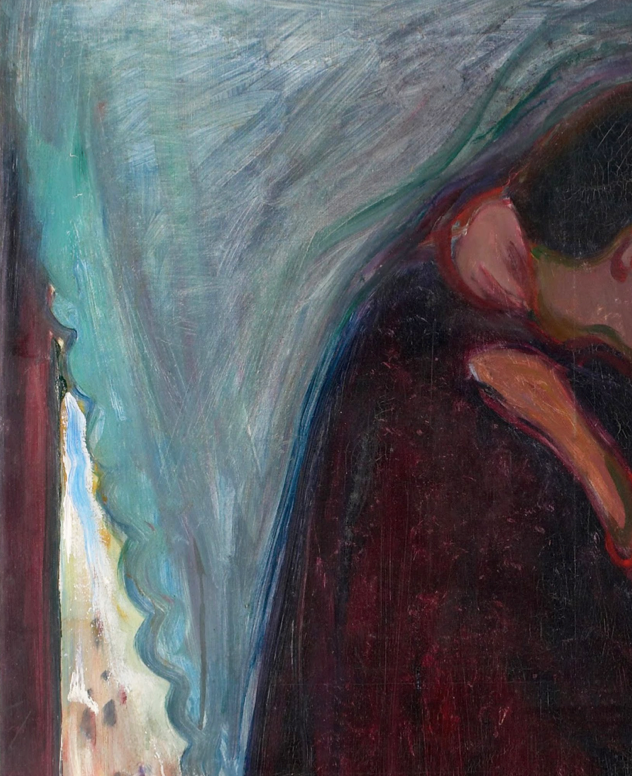 EDVARD MUNCH - THE KISS -  Symbios Design Rare Glossy Poster Print