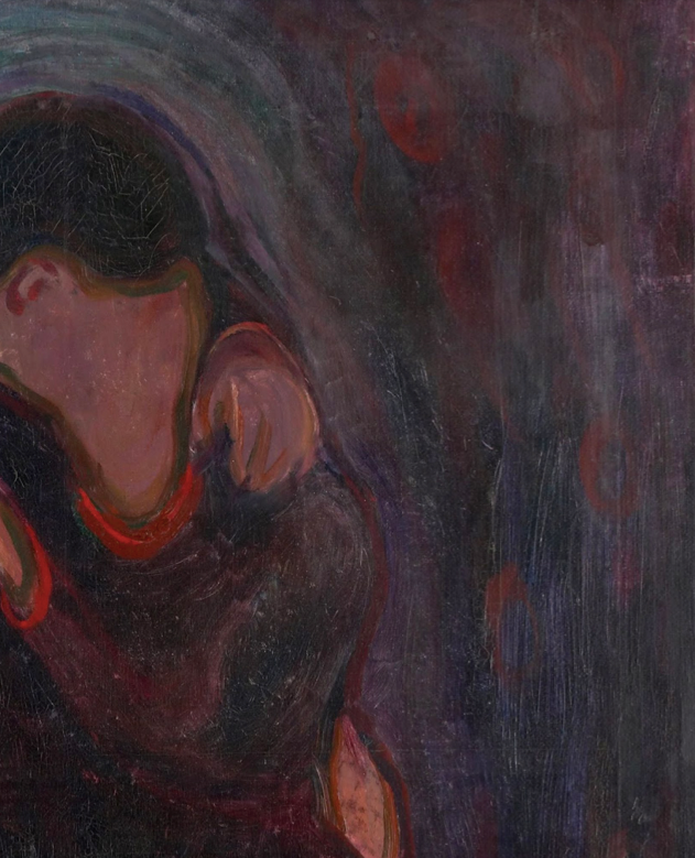 EDVARD MUNCH - THE KISS -  Symbios Design Rare Glossy Poster Print