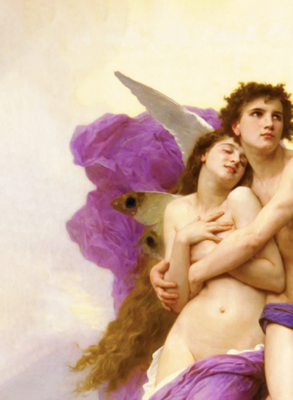 William-Adolphe Bouguereau - Symbios Design Rare Glossy Poster Print