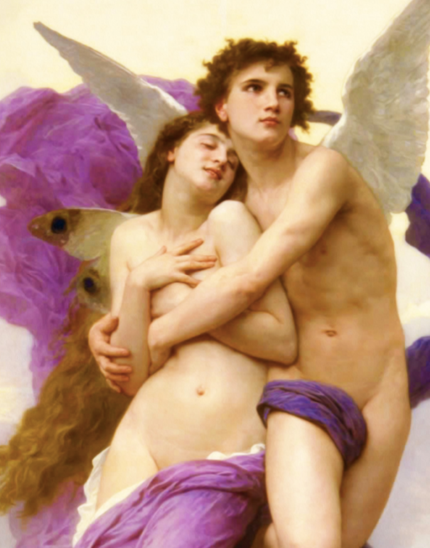 William-Adolphe Bouguereau - Symbios Design Rare Glossy Poster Print