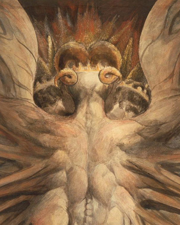WILLIAM BLAKE - THE GREAT RED DRAGON... - Symbios Design Rare Glossy Poster Print